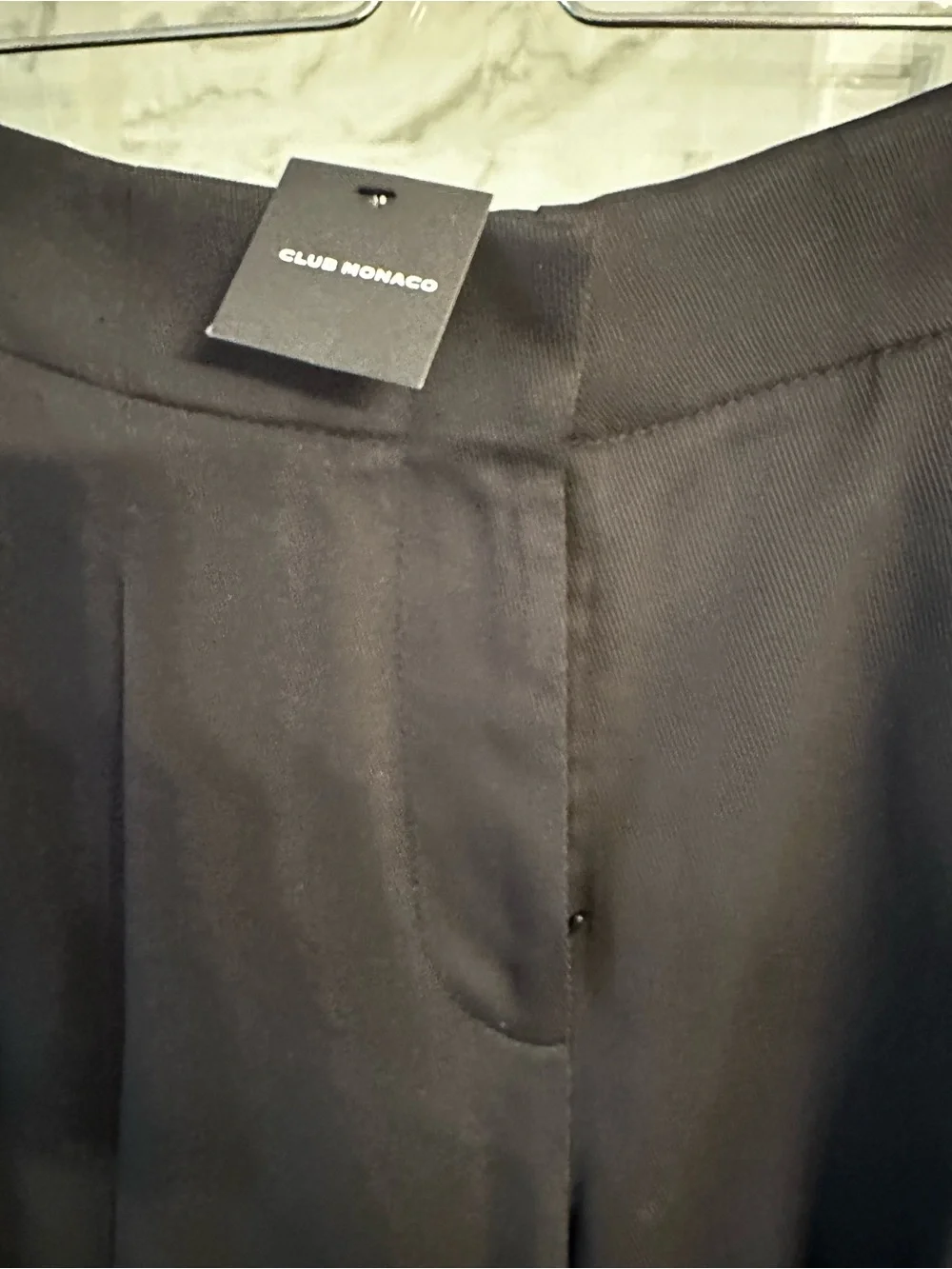 Club Monaco Soft Culotte Bermuda Pants - Picture 4 of 4